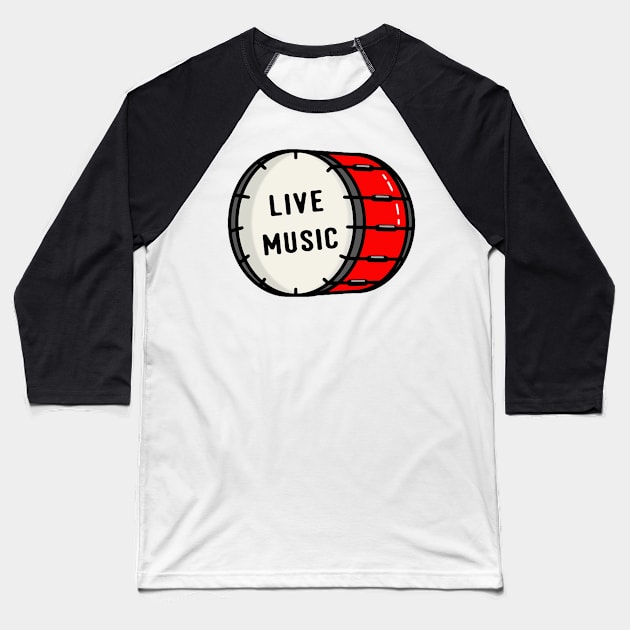 live music Baseball T-Shirt by gunungsulah store